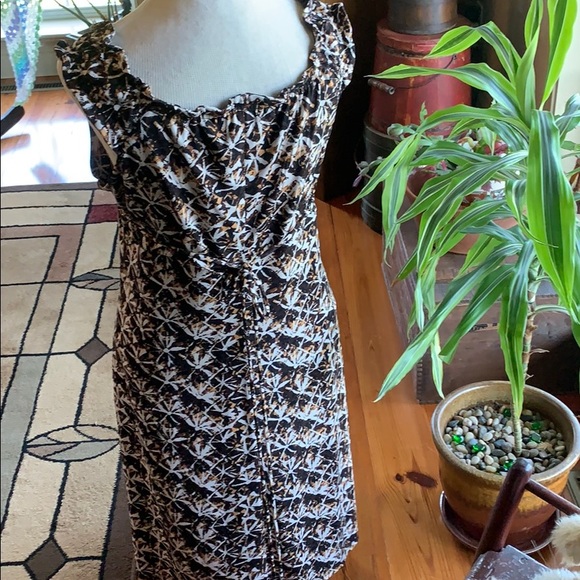 Axcess Print Dress w/ String Tieback Medium - Picture 6 of 7